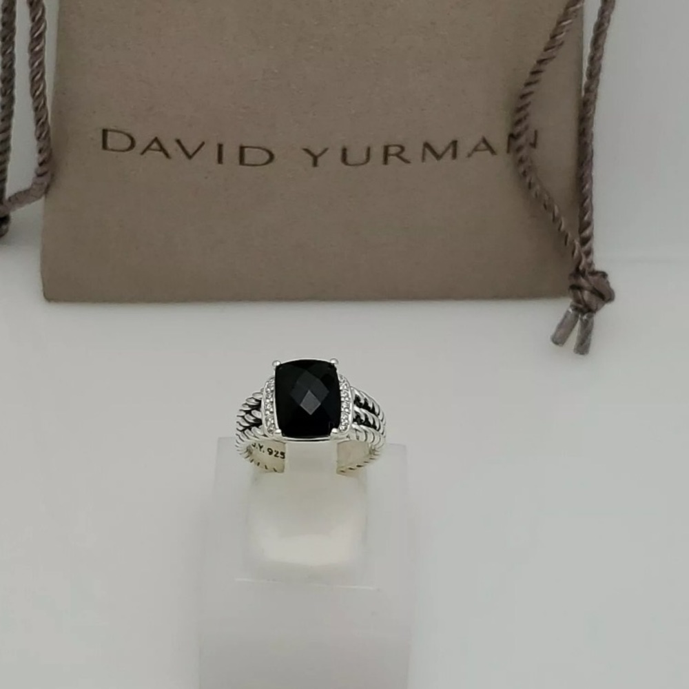 David Yurman Wheaton Petite Black Onyx Ring